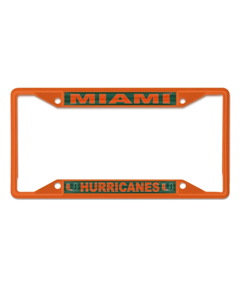 Wincraft Miami Hurricanes Chrome Color License Plate Frame