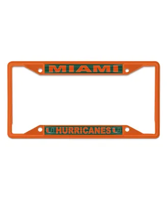 Wincraft Miami Hurricanes Chrome Color License Plate Frame