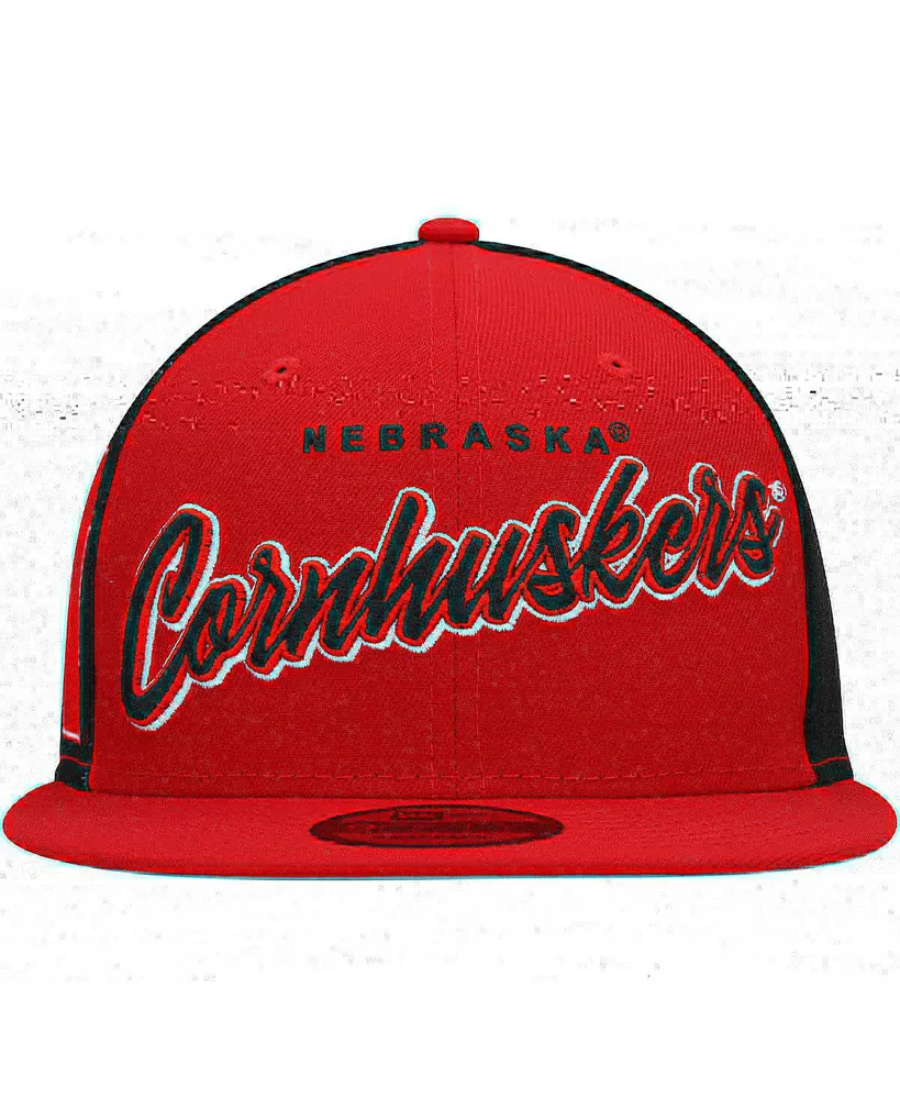 Men's New Era Scarlet Nebraska Huskers Outright 9FIFTY Snapback Hat