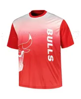 Men's Red Chicago Bulls Big and Tall Sublimated T-shirt