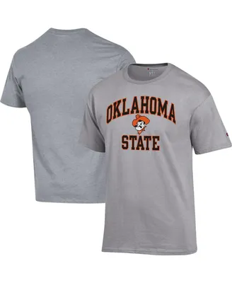 Men's Champion Heather Gray Oklahoma State Cowboys High Motor T-shirt