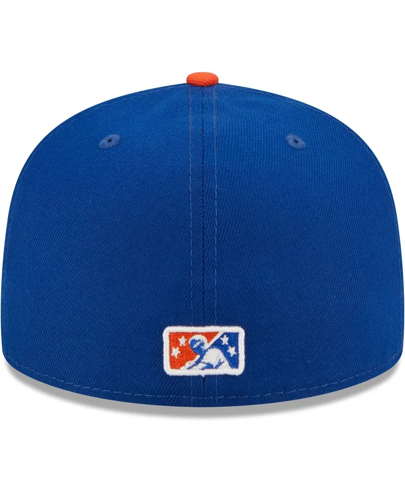 Men's New Era Blue Syracuse Mets Authentic Collection 59FIFTY Fitted Hat