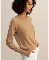 Lilysilk Women's Cashmere Super Soft Crewneck Sweater