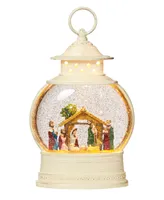 10" H Light Emitting Diode (Led) Nativity Lantern