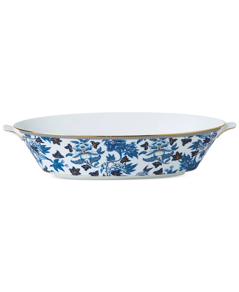 Wedgwood Hibiscus Oval Serving Bowl