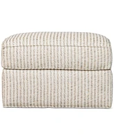 Jalia Fabric Chair Ottoman, Created for Macy's