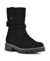 White Mountain Women's Glean Lug Sole Mid Shaft Boots
