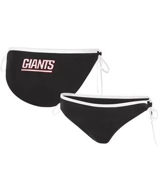 Women's G-iii 4Her by Carl Banks Black New York Giants Perfect Match Bikini Bottom