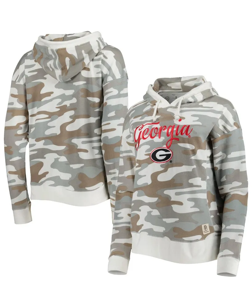 Women's Pressbox Camo Georgia Bulldogs San Pablo Pullover Hoodie