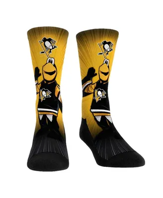 Men's and Women's Rock 'Em Socks Pittsburgh Penguins Mascot Pump Up Crew