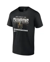 Men's Fanatics Black Vegas Golden Knights 2023 Stanley Cup Champions Signature Roster T-shirt