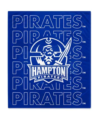 Hampton Pirates 60" x 70" Echo Wordmark Plush Blanket