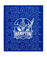 Hampton Pirates 60" x 70" Echo Wordmark Plush Blanket