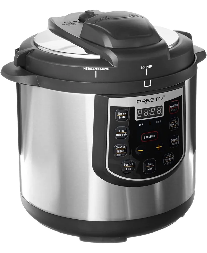 Presto 01341 4-Quart Stainless Steel Pressure Cooker