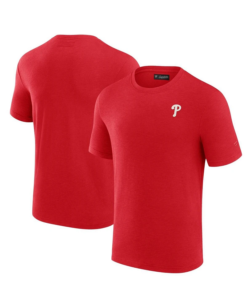 Men's Fanatics Signature Red Philadelphia Phillies Modal Short Sleeve T-shirt