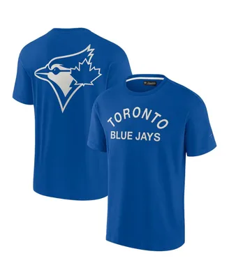 Men's and Women's Fanatics Signature Royal Toronto Blue Jays Super Soft Short Sleeve T-shirt