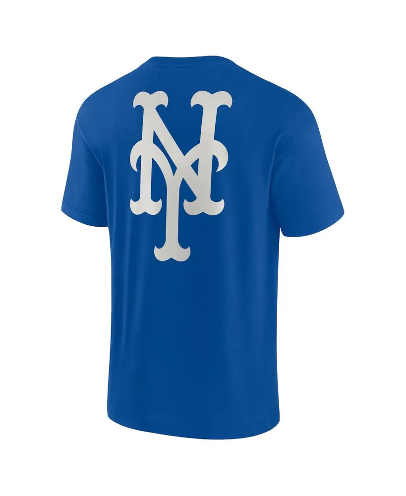 Men's and Women's Fanatics Signature Royal New York Mets Super Soft Short Sleeve T-shirt
