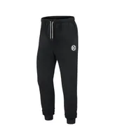 Men's and Women's Fanatics Signature Black Pittsburgh Steelers Super Soft Fleece Jogger