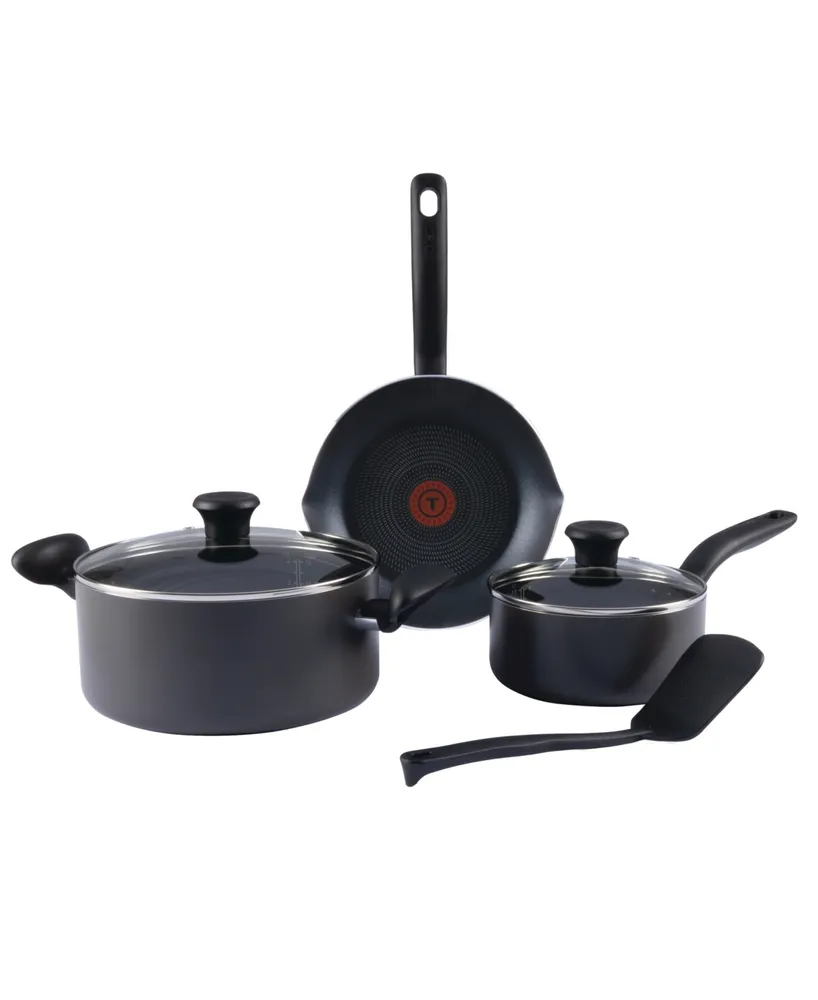 T-Fal Ingenio Expertise Aluminum Nonstick 13-Piece Cookware Set - Black