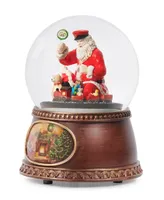 5.7" H Musical Santa Dome with Train