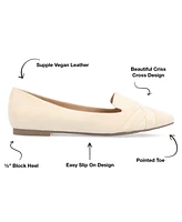 Journee Collection Women's Mindee Pointed Toe Flats