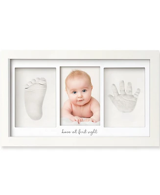 KeaBabies Duo Baby Hand and Footprint Kit, Handprint Newborn Photo Frame, Keepsake for New Mom