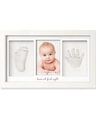 Duo Baby Hand and Footprint Kit, Handprint Newborn Photo Frame, Keepsake for New Mom