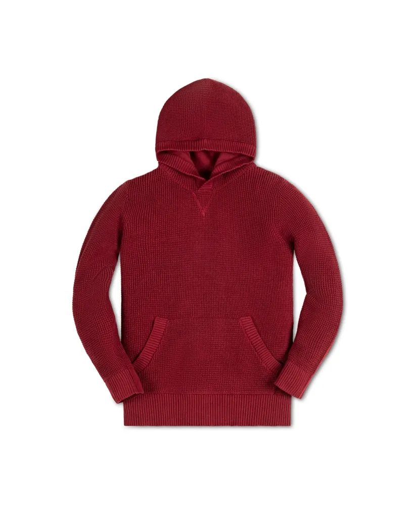 Hope & Henry Boys Organic Hooded Pullover Sweater