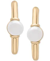 Audrey by Aurate Cultured Freshwater Pearl (5mm) Small Hoop Earrings in Gold Vermeil, Created for Macy's