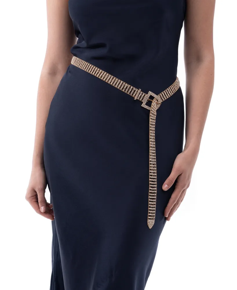 I.n.c. International Concepts Women's Embellished Mesh Belt, Created for Macy's