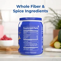 Balance of Nature Fiber & Spice - Psyllium Husk, Flax Seed, Turmeric & Apple