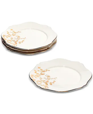 Charter Club Gilded Salad Plates, Set of 4, Created for Macy's