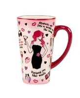 Certified International Lolita Divas on the Loose 4 Piece Latte Mug