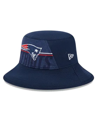 Men's New Era Navy New England Patriots 2023 Nfl Training Camp Stretch Bucket Hat