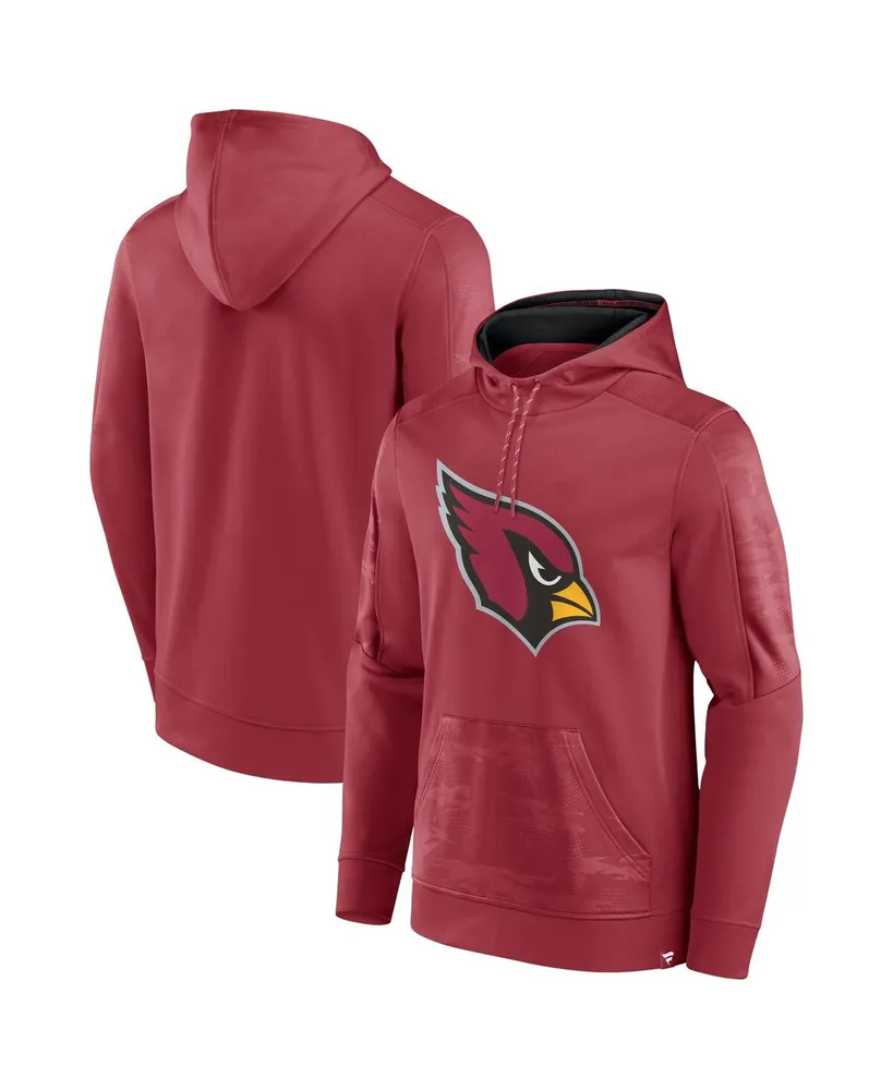 Men's Fanatics Cardinal Arizona Cardinals On The Ball Pullover Hoodie