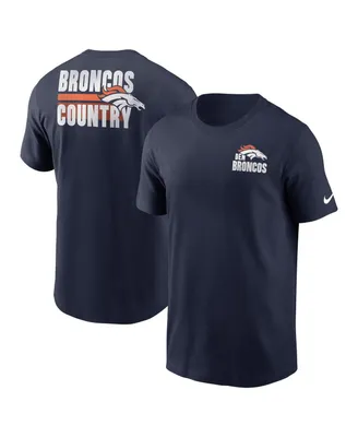 Men's Nike Navy Denver Broncos Blitz Essential T-shirt