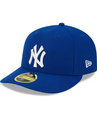 Men's New Era Royal York Yankees White Logo Low Profile 59FIFTY Fitted Hat