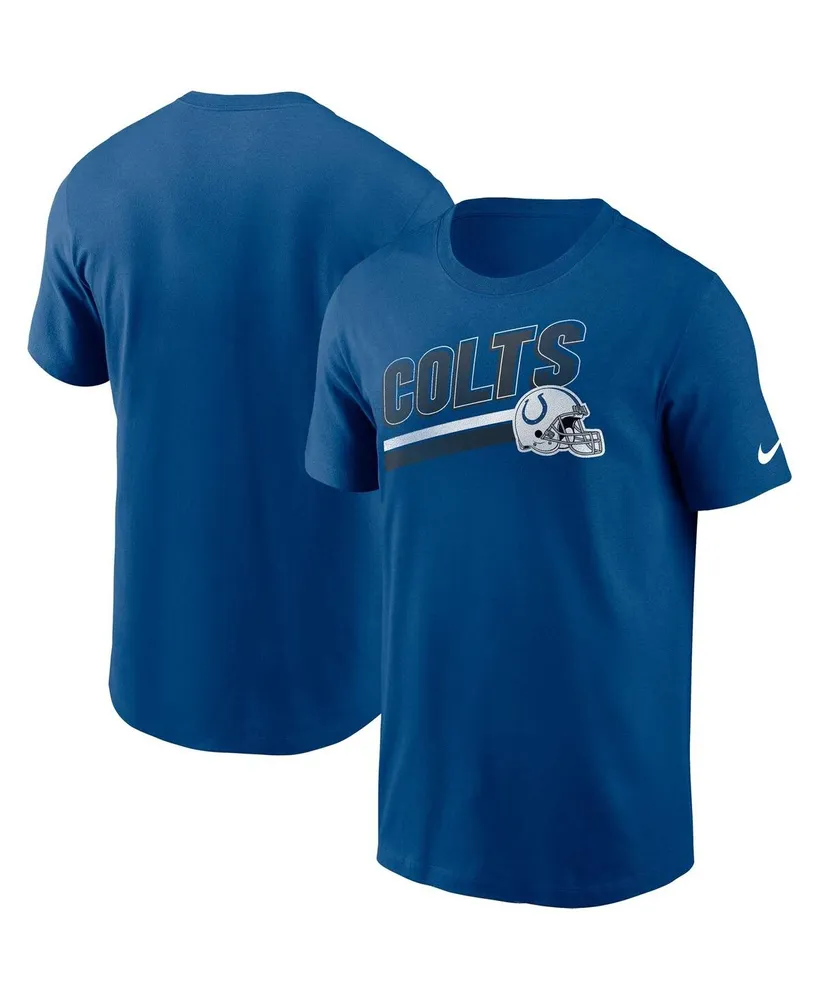 Men's Nike Royal Indianapolis Colts Essential Blitz Lockup T-shirt