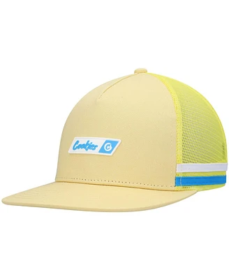 Men's Cookies Yellow Bal Harbor Trucker Snapback Hat