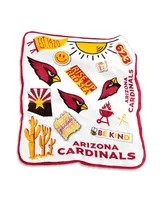 Arizona Cardinals 50'' x 60'' Native Raschel Plush Throw Blanket