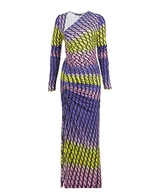 Nocturne Women's Printed Maxi Slit Dress