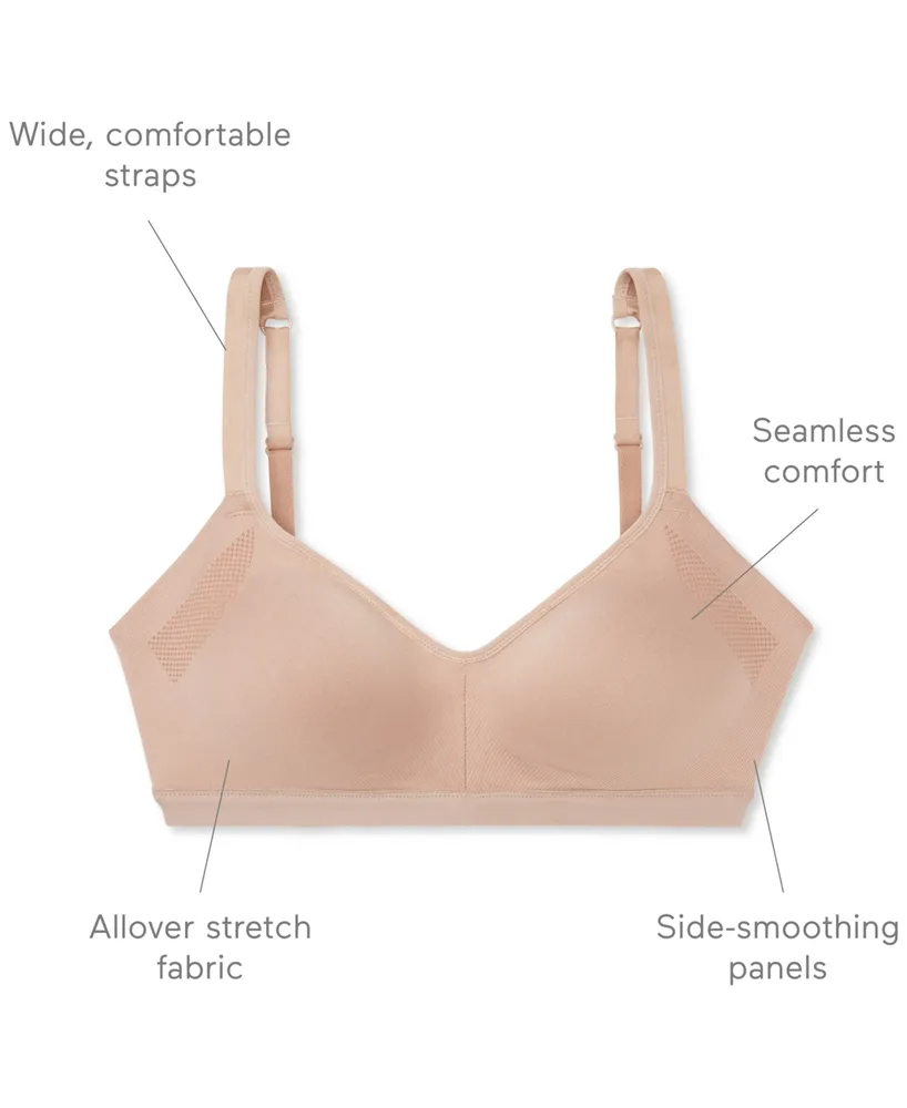 Warners Easy Does It Underarm-Smoothing with Seamless Stretch Wireless Lightly Lined Comfort Bra RM3911A