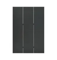 3-Panel Room Divider Anthracite 47.2"x70.9" Steel