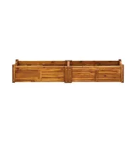 vidaXL Garden Raised Bed Acacia Wood 59"x11.8"x9.8"