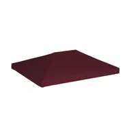 vidaXL Gazebo Top Cover 9.1 oz/yd² 9.8'x13.1' Bordeaux