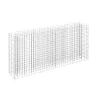 vidaXL Gabion Raised Bed Galvanized Steel 70.9"x11.8"x35.4"