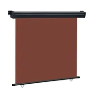 vidaXL 48441 Balcony Side Awning 68.9"x98.4" Brown