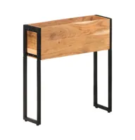 Planter 23.6"x7.9"x26.8" Solid Acacia Wood