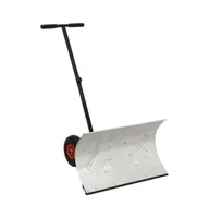 vidaXL Manual Snow Shovel with Wheels