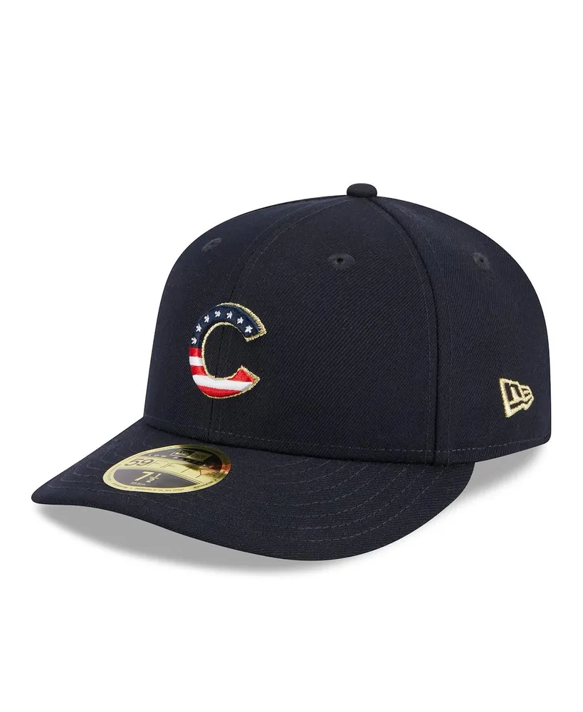 Men's New Era Navy Chicago Cubs 2023 Fourth of July Low Profile 59FIFTY Fitted Hat